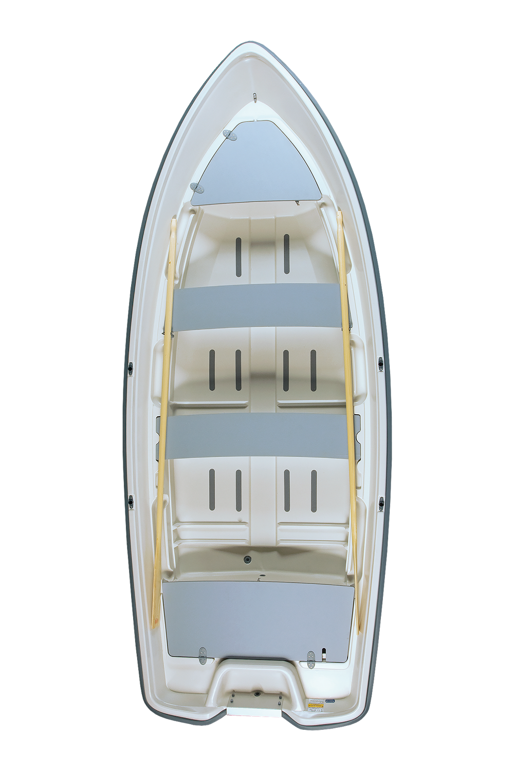 3D-kuva Terhi 440 -soutuveneestä.